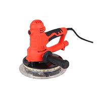 Ponceuse murale, 1250W ponceuse de cloison sèche Machine de polissage de mur lumière LED polisseuse de mastic de mur Machine de meulage portative à 6 vitesses