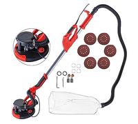 Ponceuse murale électrique 850W Ponceuse for cloisons sèches Vitesse variable 800-1750RPM Pas de poussière Ponceuse murale électrique Ponceuse à chaux Rectifieuse Puissance