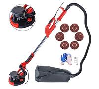 Ponceuse Murale, Ponceuse électrique for cloisons sèches ponceuse extensible avec sac sous vide 750W ponceuse à disque murale