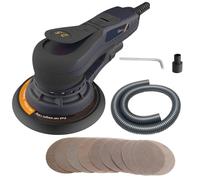Ponceuse orbitale aléatoire 5.0mm/2.5mm, sans balais, 350W, 3A, Multifonction, Vitesse Variable, électrique, Machine à polir for Voiture avec Fil(2.5)