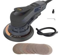 Ponceuse orbitale aléatoire 5.0mm/2.5mm, sans balais, 350W, 3A, Multifonction, Vitesse Variable, électrique, Machine à polir for Voiture avec Fil(5.0)