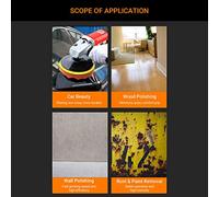 Ponceuse orbitale aléatoire à Air, polisseuse pneumatique à paume de 5 pouces, haute efficacité pour meubles de voiture