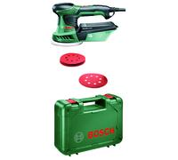 PONCEUSE ORBITALE ALÉATOIRE BOSCH 270W PEX 300 AE + COFFRET DE TRANSPORT ET ACCE