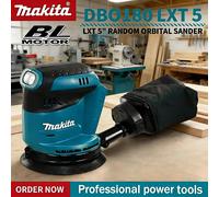 Ponceuse orbitale aléatoire sans fil Makita DBO180Z 18V pour le travail du bois et le polissage de la mastication, outil nu pour le bricolage et l'usage professionnel No Battery