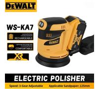 Ponceuse orbitale DEWALT 18V-20V avec aspiration des poussières pour le polissage du bois intensif dans la construction et l'atelier no battery