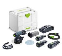 Ponceuse orbitale Festool ETSC 125 3,0 I-Set; 18 V; 2x3,0 Ah accu.