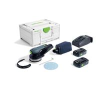 Festool Ponceuse excentrique hybride ETSC 2 125 4,0 I-Plus Ø125 mm 18 V 2x4,0 Ah 577736