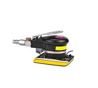 Ponceuse Orbitale Pneumatique 75X100mm Meuleuse D'air Machine De Polissage Outils Pneumatiques Ponçage Outils De Cirage Rectifieuse - Vitesse réglable(Set 2)