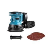 Ponceuse orbitale sans fil à disque, polisseuse de meulage, ponceuse 3 vitesses for batterie Lithium-Ion 18V