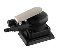Ponceuse pneumatique carrée 75 x 100 mm et polisseuse de finition orbitale avec vitesse libre de 10 000 tr/min, construction en métal et plastique caoutchouc pour voiture