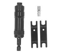 Ponceuse Pneumatique Droite Mini 1/4 Pouce 18000RPM, Kit Complet avec Clé, Sableuse Meuleuse d'Angle - Moteur Puissant, Commande de Vitesse Ajustable, Usage Industriel et Ateli