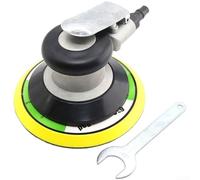 Ponceuse pneumatique professionnelle de 15,2 cm, polisseuse orbitale aléatoire avec régulation continue, prête à l'extraction de poussière, design léger pour une utilisation en atelier (A)