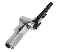 Ponceuse pneumatique réglable de 3/8" de large - Outil de ceinture de ponçage - Contient des abrasifs P60, P80, P120 - Pour ceinture de polissage en métal et bois - Pour matériel de travail du bois.