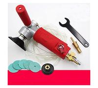 Ponceuse/polisseuse pneumatique 3 pouces/4 pouces for ponceuse orbitale aléatoire à Air tampon de polissage double action Comptoir solide(4inch red)