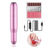 Ponceuse Pour Ongles Électrique,kit de manucure et pédicure électrique portable 6 en 1,Ponceuse pour Ongles Professionnel,Kit de Coupe-ongles avec Pointe en Céramique pour Manucure et Pedicure