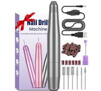 Ponceuse pour Ongles Professionnel BICKON, Portable 6 en 1,20000 RPM Vitesse Réglable,Puissante & Silencieuse,Lime a Ongle Electrique,Manucure Pédicure pour Salon et Maison,Ongles en Acrylique et Gel