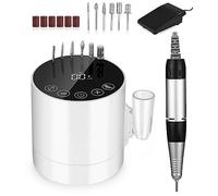 Ponceuse pour Ongles Professionnelle 35000 RPM, lime a ongle electrique, Ponceuse à Ongles, Ponceuse Ongles Electrique, Torne professionnel pour ongles avec Pédale et 6 Forets à Ongles