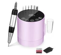 Ponceuse pour Ongles Professionnelle 35000 RPM, Ponceuse à Ongles, Ponceuse Ongles Electrique, Lime Ongles Électrique Machine, Violet