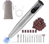 Ponceuse Pour Ongles Professionnelle \U2013 12 En 1 Lime A Ongle Electrique Sans Fil\U2013 Perceuse Ongles Électrique Kit De Manucure Pédicure Rechargement Pour Ongles En Gel Naturel Ou Acrylique (G