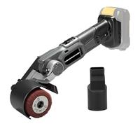 Ponceuse sans fil compatible avec Makita 18 V, 4000 tr/min, 6 vitesses, meuleuse réglable de 0 à 45 °, pour rénovation extérieure, satine et polisseuse