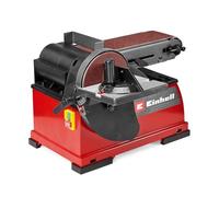 Einhell Ponceuse stationnaire à bande et à disque TE-US 400 (400 W, plateau de ponçage Ø 150 mm, bande abrasive 100 x 914 mm, vitesse max. de la bande 348 m/min, accessoires inclus)