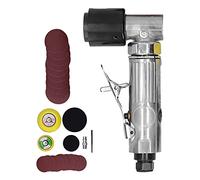 Ponceuse Torvex, 27 pièces, ponceuse à air à angle droit, mini ensemble d'outils de ponçage pneumatique, alliage d'aluminium pour le polissage et l'ébavurage (JP Plug 100V-120V)