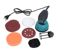 Ponceuse Torvex, ponceuse à paume à orbite aléatoire de 5 pouces, polisseuse excentrique à 6 vitesses avec 16 papiers de verre pour le polissage du bois et du métal