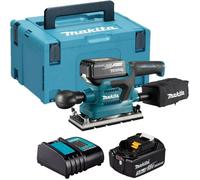 Ponceuse vibrante 18V LXT ® - MAKITA - avec 2 batteries 18V 5Ah - chargeur - MAKPAC - DBO382RTJ