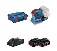 Ponceuse vibrante GSS 18V-10 + 2 batteries GBA 18V 4 Ah + 1 chargeur GAL 18V-40 BOSCH