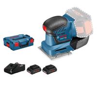 Ponceuse vibrante 18V GSS 18V-10 + 2 batteries Procore 4Ah + chargeur GAL 18V-40 + coffret L-BOXX - BOSCH - 06019D020Q