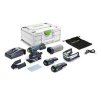 Ponceuse vibrante sans fil 18V RTSC 400 3,0 I-Plus - FESTOOL - avec 2 batteries 3Ah - chargeur - SYSTAINER - 578931