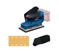 Bosch Ponceuse vibrante GSS18V-18 Professional sans-fil 18V avec sac à poussières et feuille abrasive