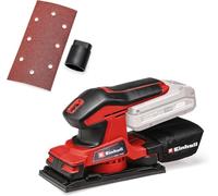 Einhell Ponceuse vibrante TC‑OS 18/187 Li – 18V sans fil, fixation auto‑agrippante, Softgrip – Solo