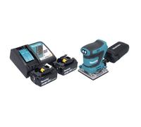 Ponceuse vibrante sans fil - Makita - DBO 484 - 18V - 112x102mm - 2x batterie 6,0 Ah