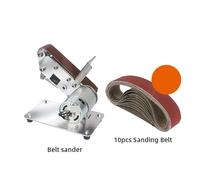 Ponceuses à bande, Mini ponceuse à bande électrique multifonctionnelle, 7 vitesses, affûteuse de lames de coupe(Set 2)
