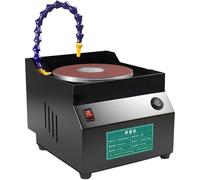 Ponceuses électriques d'établi, affûteuse de couteaux électrique refroidie à l'eau, ponceuse de polissage, avec 10 papiers de verre, 7 vitesses réglables, vitesse maximale