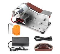 Ponceuses électriques, Mini ponceuse à bande électrique multifonctionnelle bricolage polissage rectifieuse ceintures meuleuse affûteuse Cutter bords de couteau(Stand)