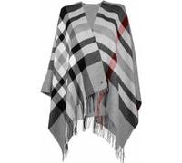 Poncho à Carreaux by Fraas gris