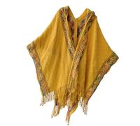 Poncho à franges tendance pour les vacances, châle fin pour les fêtes de plage, protection contre le soleil pour femmes, cape enveloppante ethnique