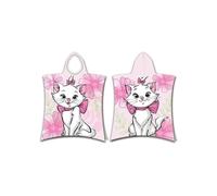 Poncho - Aristochats - Marie - Serviette à Capuche - 100% Coton - Lavable en Machine
