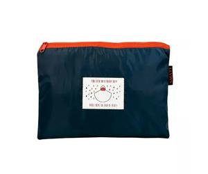 Poncho bag Bleu SMATI