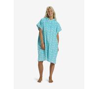 Poncho Billabong Women's Hooded Towel bleu clair blanc femme