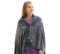 Poncho châle chauffant électrique enveloppant Plaid Chauffant Portable