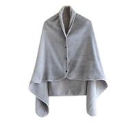 Poncho châle enveloppant couverture polaire poncho couvertures en peluche châle à boutons châle homme femme enveloppements ultra doux flanelle cardigan cape portable couverture ouverte sur le devant