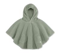 Poncho chaud de voyage Teddy bouclette Kaki - Bemini