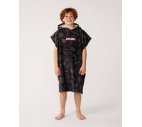 Poncho De Bain À Capuche Garçon Sessions Washed Black 14/16A