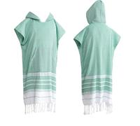 Poncho de Bain Adulte,Poncho de Bain 1 poncho de surf en coton, serviette de bain à langer, peignoir de bain avec poche, grande taille, serviette portable, serviette de plage à capuche for adulte, hom