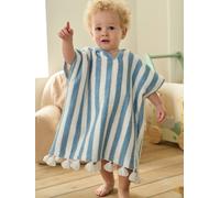 VERTBAUDET Poncho de bain bébé bleu 3/6M(60/67)