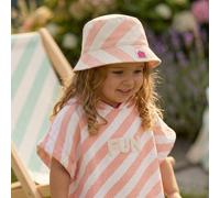 Poncho De Bain Bébé En Coton - Pop Rose 75X75