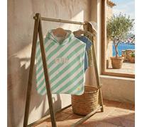 Poncho De Bain Bébé En Coton - Pop Vert 75X75